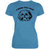 I Shih Tzu Not Heather Grey Adult T-Shirt