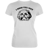 I Shih Tzu Not Heather Grey Adult T-Shirt