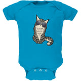 Party Animal Meow And Then Cat Black Soft Baby One Piece