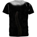 Halloween Tuxedo Cat Costume All Over Adult T-Shirt