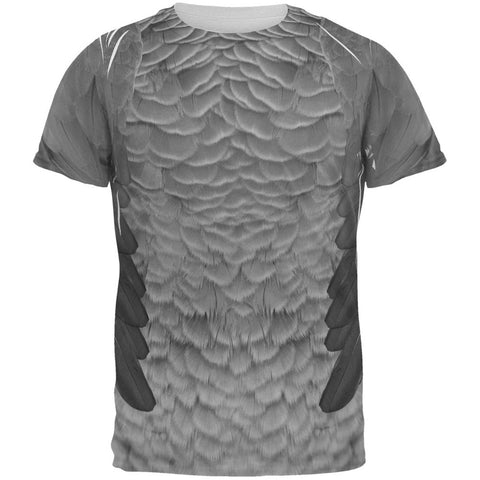 Halloween Costume African Grey Parrot Costume All Over Adult T-Shirt