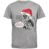 Christmas Who Who Who Owl Cardinal Red Adult T-Shirt