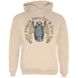 Cat Angel Blue Adult Hoodie