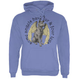 Dog Angel Blue Adult Hoodie