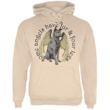 Dog Angel Blue Adult Hoodie