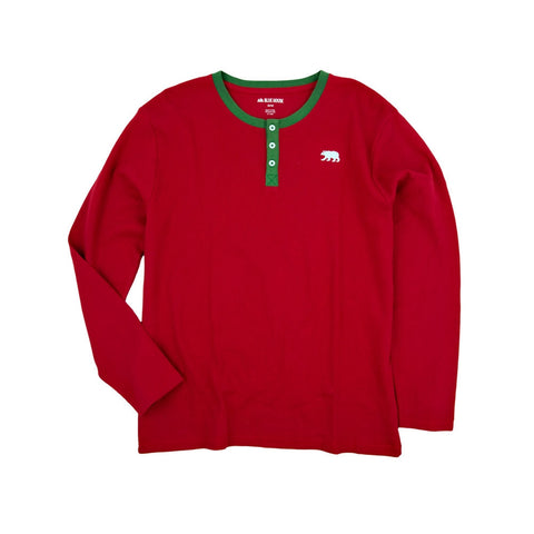 Beary XMAS Christmas Adult Long Sleeve Pajama T-Shirt