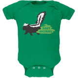 Fart Squirrel Skunk Black Soft Baby One Piece