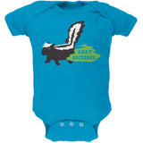 Fart Squirrel Skunk Black Soft Baby One Piece