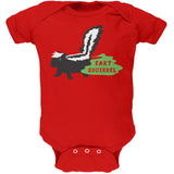 Fart Squirrel Skunk Black Soft Baby One Piece