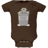 Trash Panda Raccoon Black Soft Baby One Piece