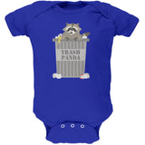 Trash Panda Raccoon Black Soft Baby One Piece