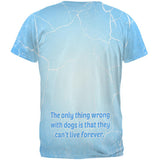 Poodle Live Forever All Over Adult T-Shirt