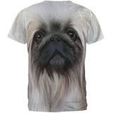 Pekingese Face All Over Adult T-Shirt