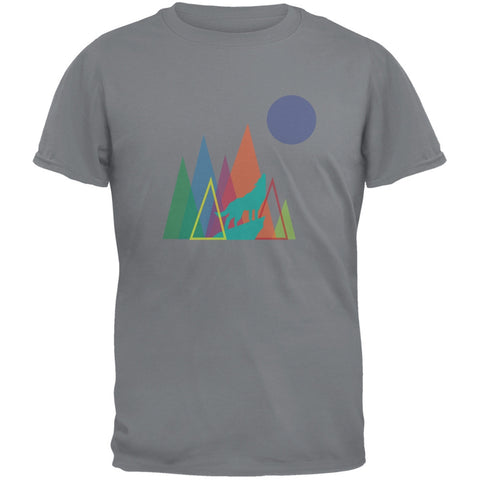 Howl At The Moon Gravel Grey Adult T-Shirt