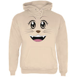 Anime Cat Face Neko Sand Adult Hoodie
