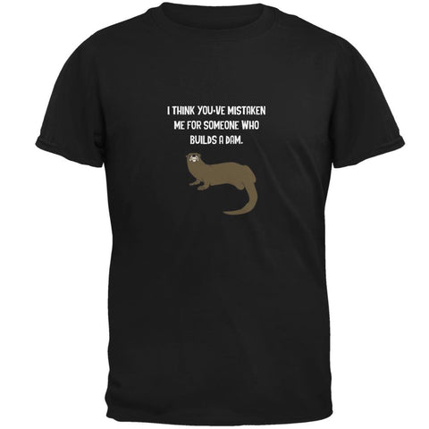 Build a Dam Black Adult T-Shirt