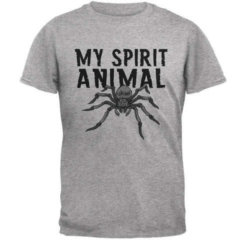 My Spirit Animal Spider Heather Grey Adult T-Shirt