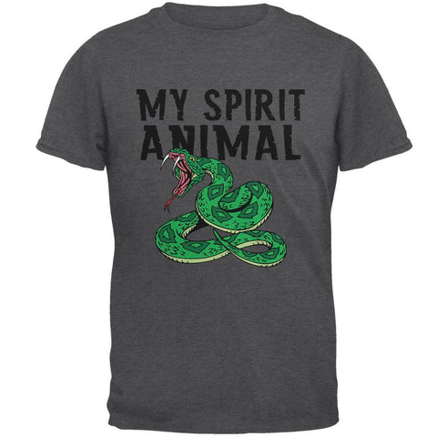 My Spirit Animal Snake Dark Heather Adult T-Shirt