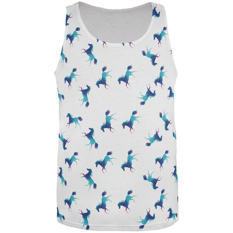 Rainbow Horse All Over Adult Tank Top