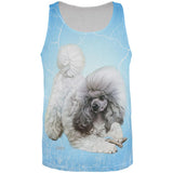 Poodle Live Forever All Over Adult Tank Top