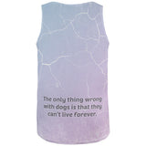 Yorkshire Terrier Live Forever All Over Adult Tank Top